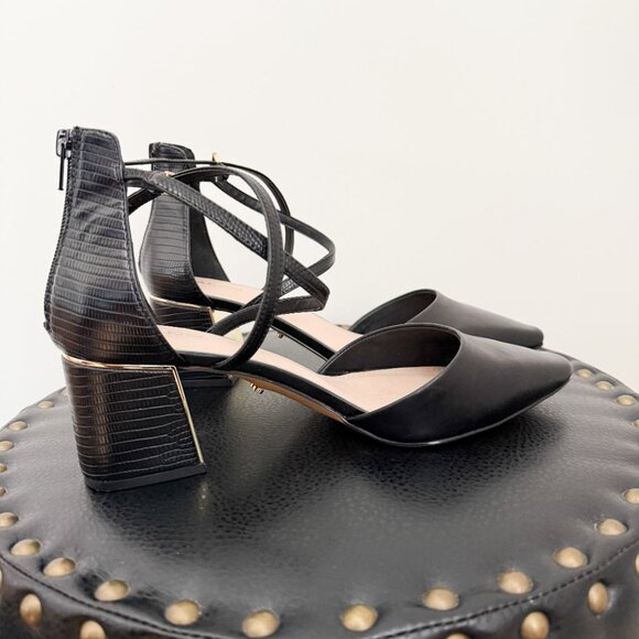 ALDO - Canadian Company - Bloc Heel Strap Pump - Black - 10 - Picture 4 of 7